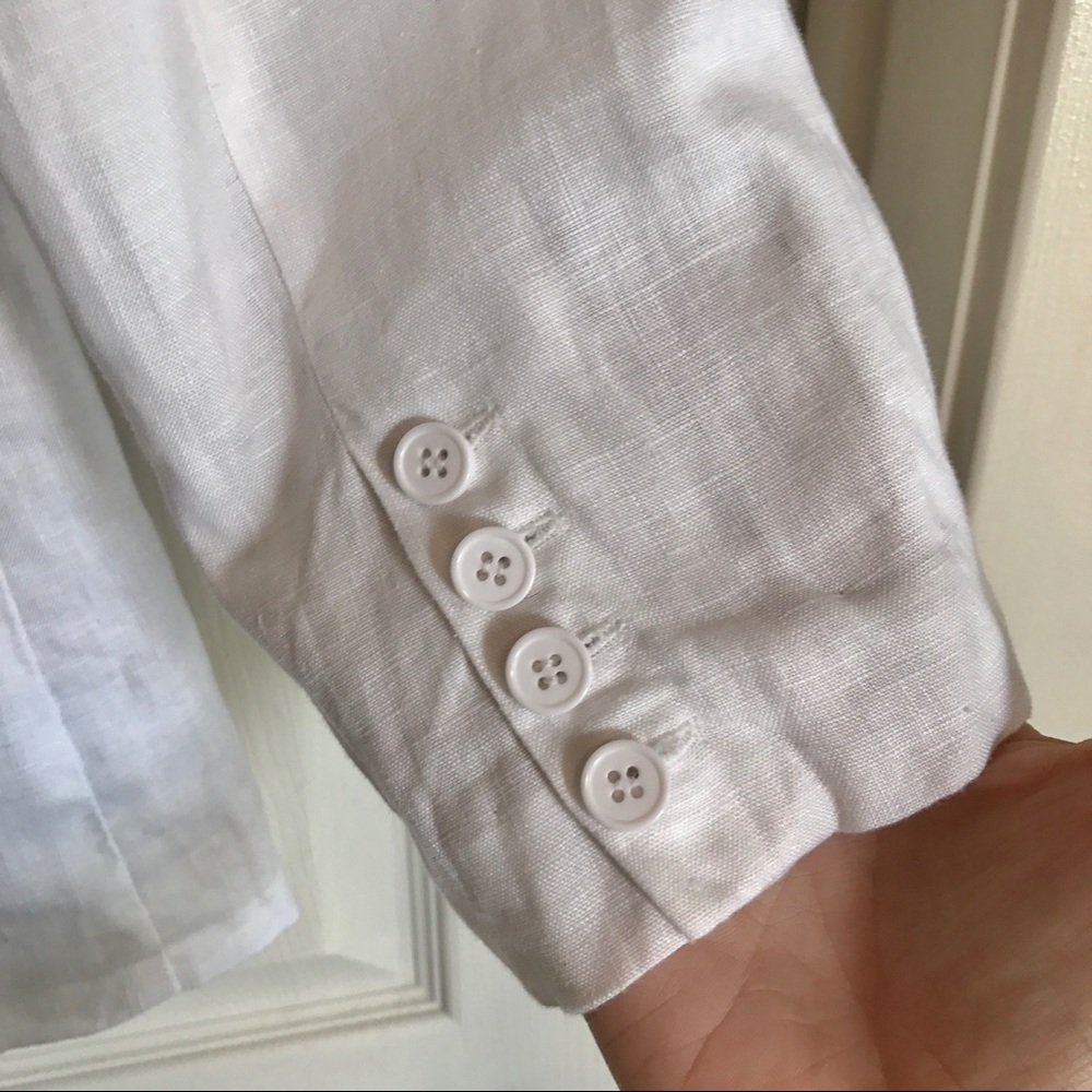 Love Tree linen blazer white size medium - Picture 6 of 6